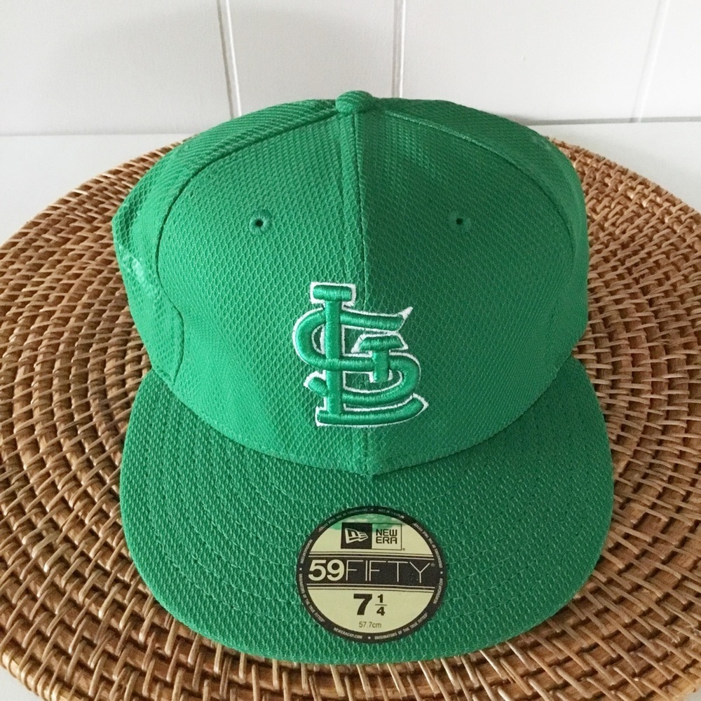 New Era 59Fifty MLB St. Louis Cardinals Green Fitted 7 1/4 Hat Cap
